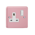Rose Pink 1-Gang 13A Double Pole Switched Socket XY4W.RP image 0