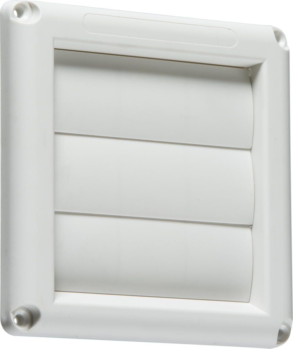100mm/4 inch Gravity Shutter - White image 0