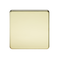 Polished Brass 1G Blanking Plate - SF8350PB image 0