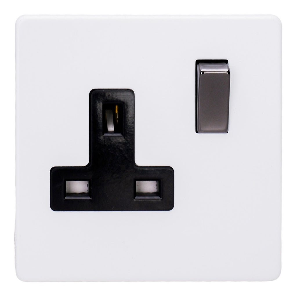 Varilight 1-Gang 13A Double Pole Switched Socket - XDY4IBS.PD image 0