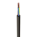 3183Y 1.0mm² PVC Round Flexible Cable Black (50m Drum) image 0