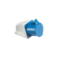 240V IP44 32A Angled Surface Mount Socket 2P+E image 0