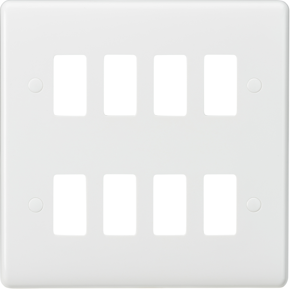 Studio 8 Gang Grid Switch - STGP8GW image 0
