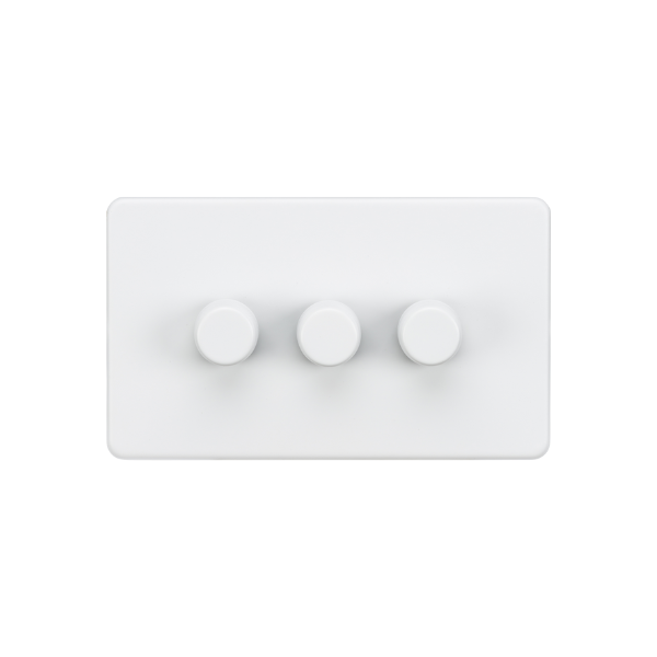 Matt White 3G 2-way 10-200W (5-150W LED) Intelligent dimmer - SF2193MW image 0