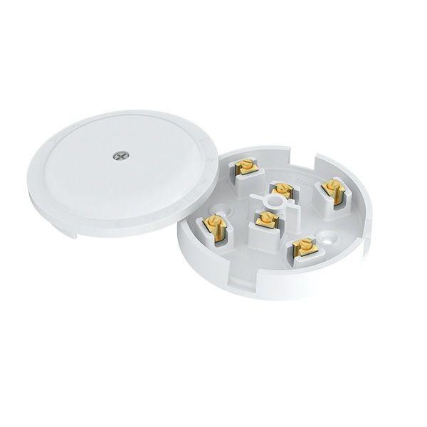 White 20a 6 Terminal Box 90mm - VUEP871 image 0