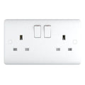 Double 2 Gang 13a Socket ST07W image 0