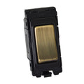 Antique Brass 20A DP Grid Switch - GS37AB image 0