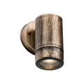 EAMON - 230V IP54 GU10 Polycarbonate Single Wall light - Brushed Brass - EA1BB image 0