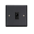 Varilight Vogue Matt Black 16A Flex Outlet Plate - XYFOB.MB image 0