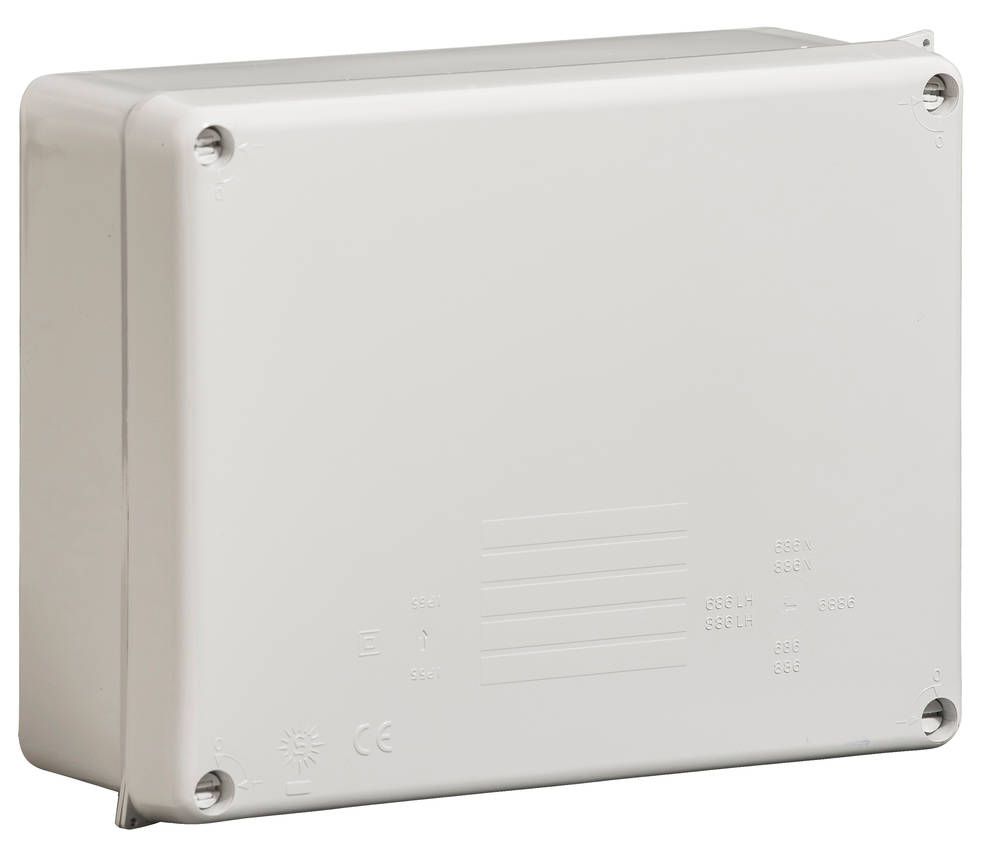 Wiska Surface Sealed Box IP65 Black 230 x 180 x 88 image 0