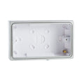 Double Surface Decorative Pattress Box Chrome Effect - YBD.C image 0