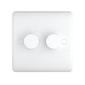 2 Gang 400W Dimmer Switch ST23W image 0