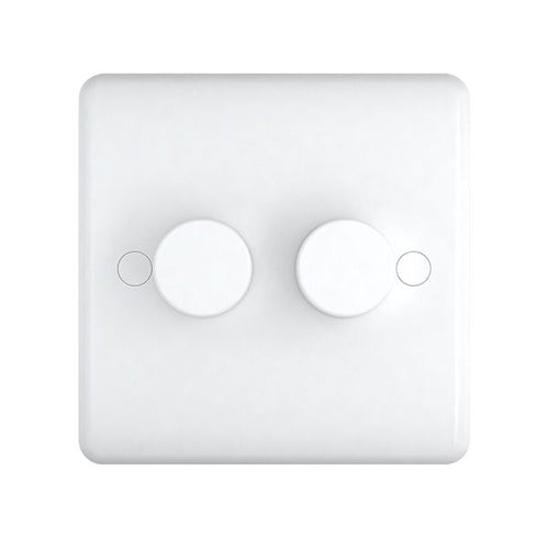 2 Gang 400W Dimmer Switch ST23W image 0