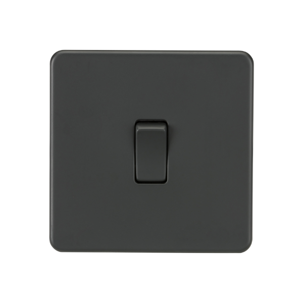 Anthracite 10AX 1G 2-way Switch - SF2000AT image 0