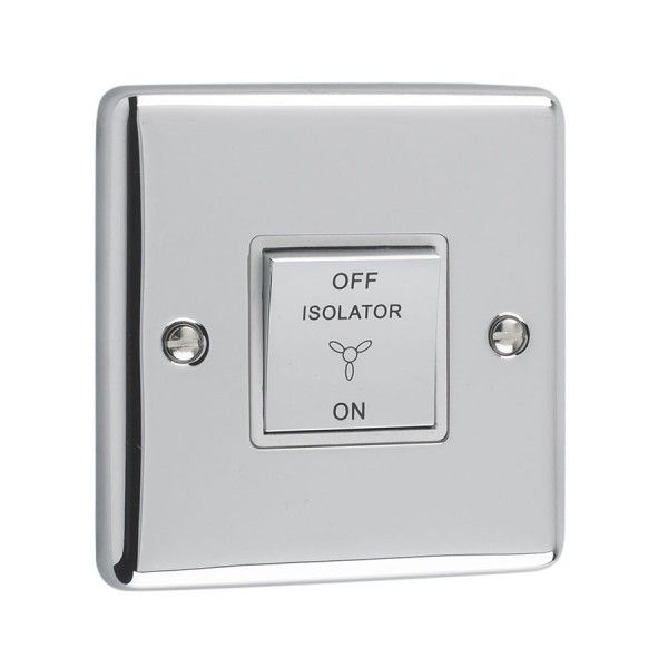 Polished Chrome Fan Isolator Switch - W53PCW image 0