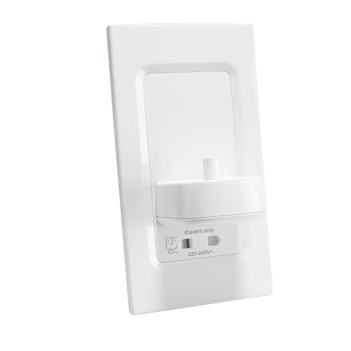 TB Charger In-Wall Electric Toothbrush Charger with Shaver Socket image 0