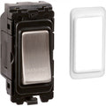 Brushed Chrome 20A DP Engraved Grid Switch - Washing Machine - GSWMBC image 0