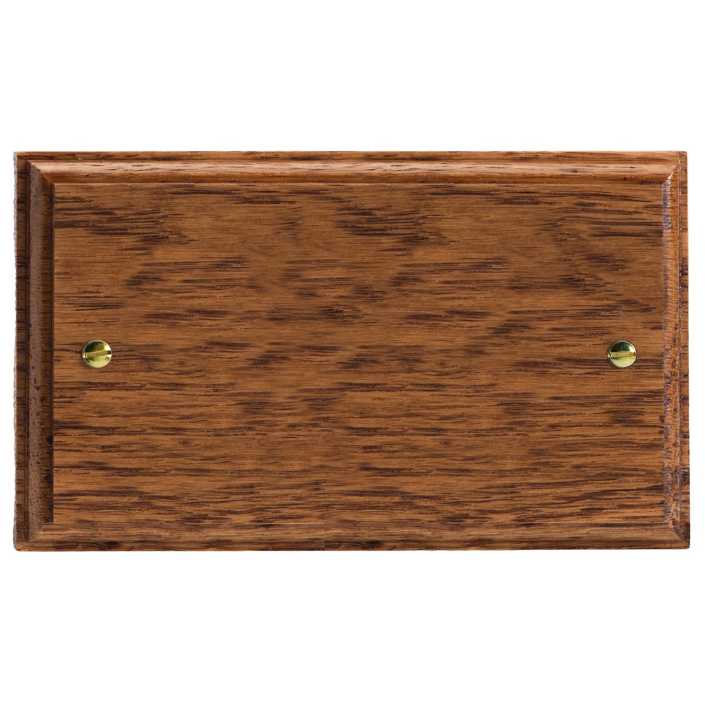 Varilight Kilnwood Double Blank Plate - XKDBMO image 0