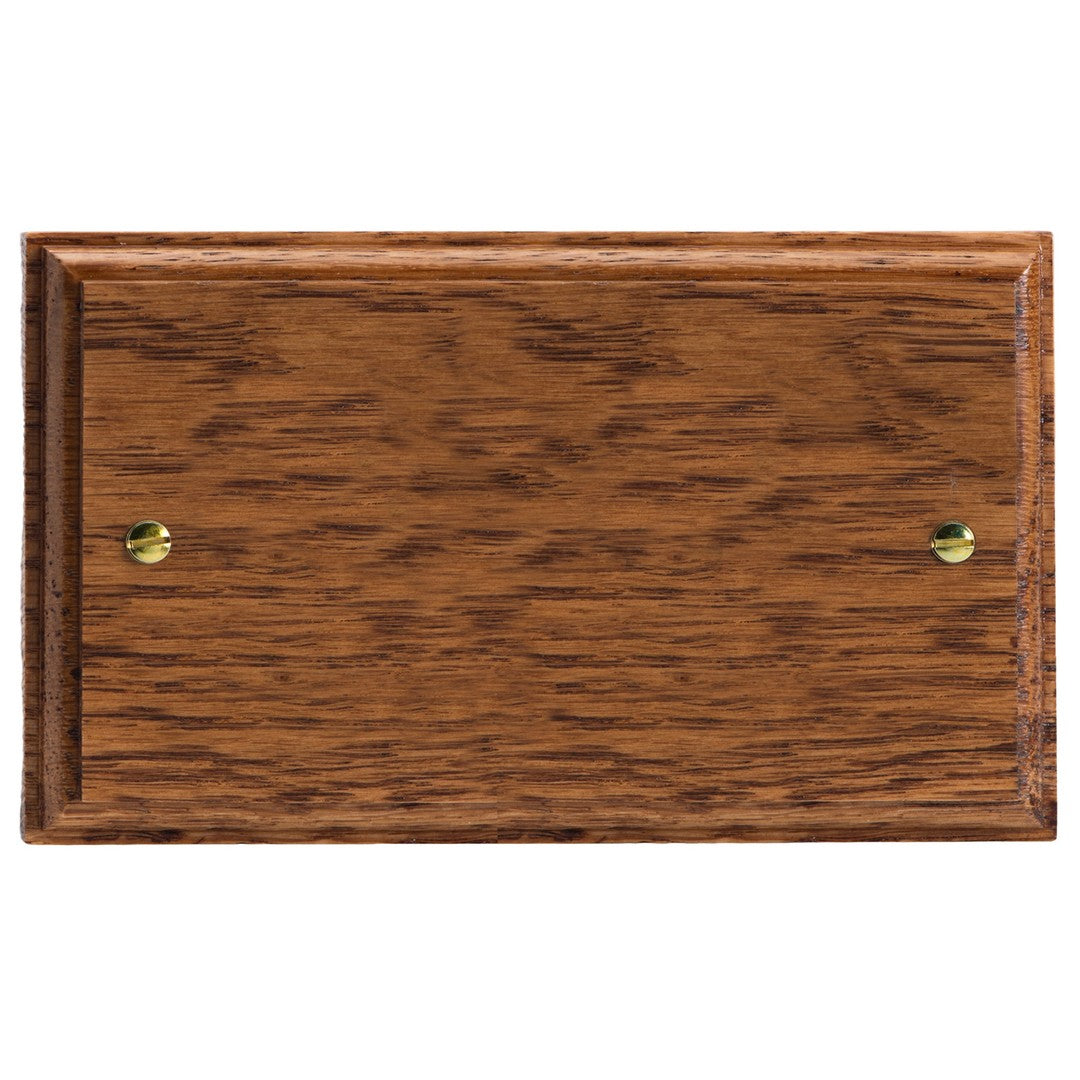 Varilight Kilnwood Double Blank Plate - XKDBMO image 0