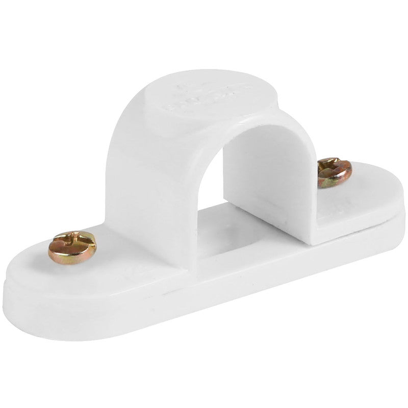 20mm White Spacer Bar Saddle - SBSP20W image 0