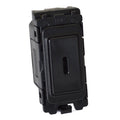 Key Switch 20a 2 Way SP Black Grid Switch - KS01B image 0