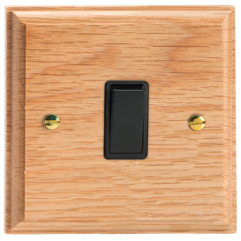 Varilight Kilnwood 1-Gang 20A Double Pole Rocker Switch - XK20OB image 0