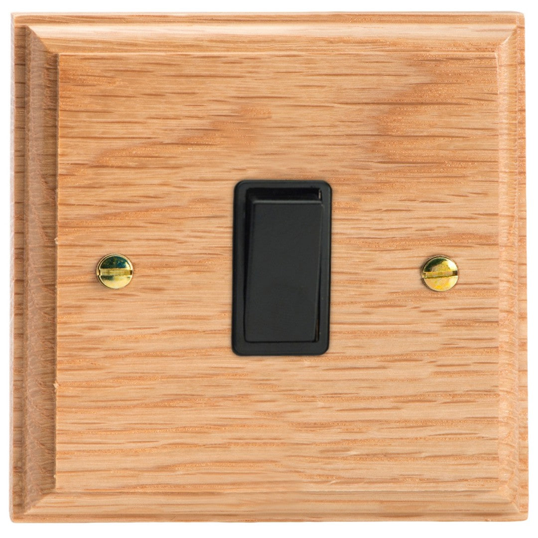 Varilight Kilnwood 1-Gang 20A Double Pole Rocker Switch - XK20OB image 0