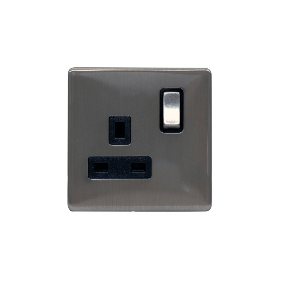 Single 1 Gang 13a Socket - SG06BCB image 0