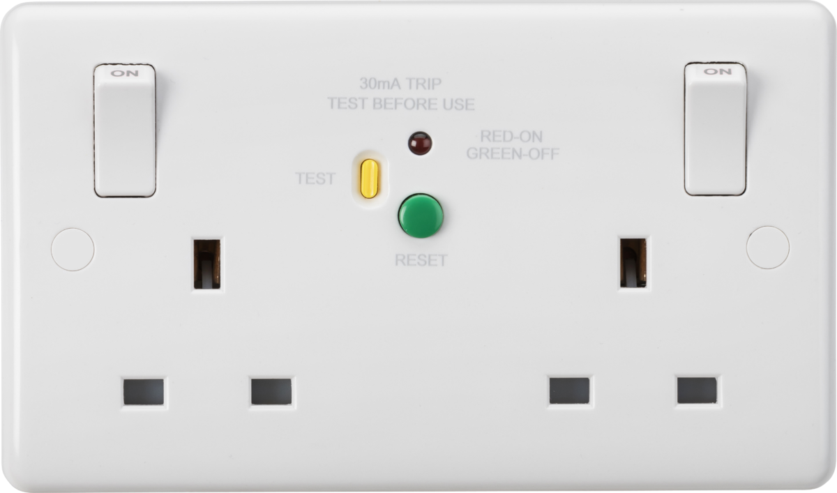 13A 2G DP RCD Switched Socket - 30mA (Type A) ST07RCD image 0