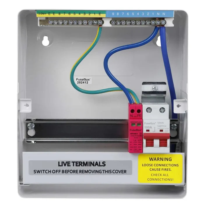 F3007MZ - 7 Way (100A Main Switch & Type 2 SPD)