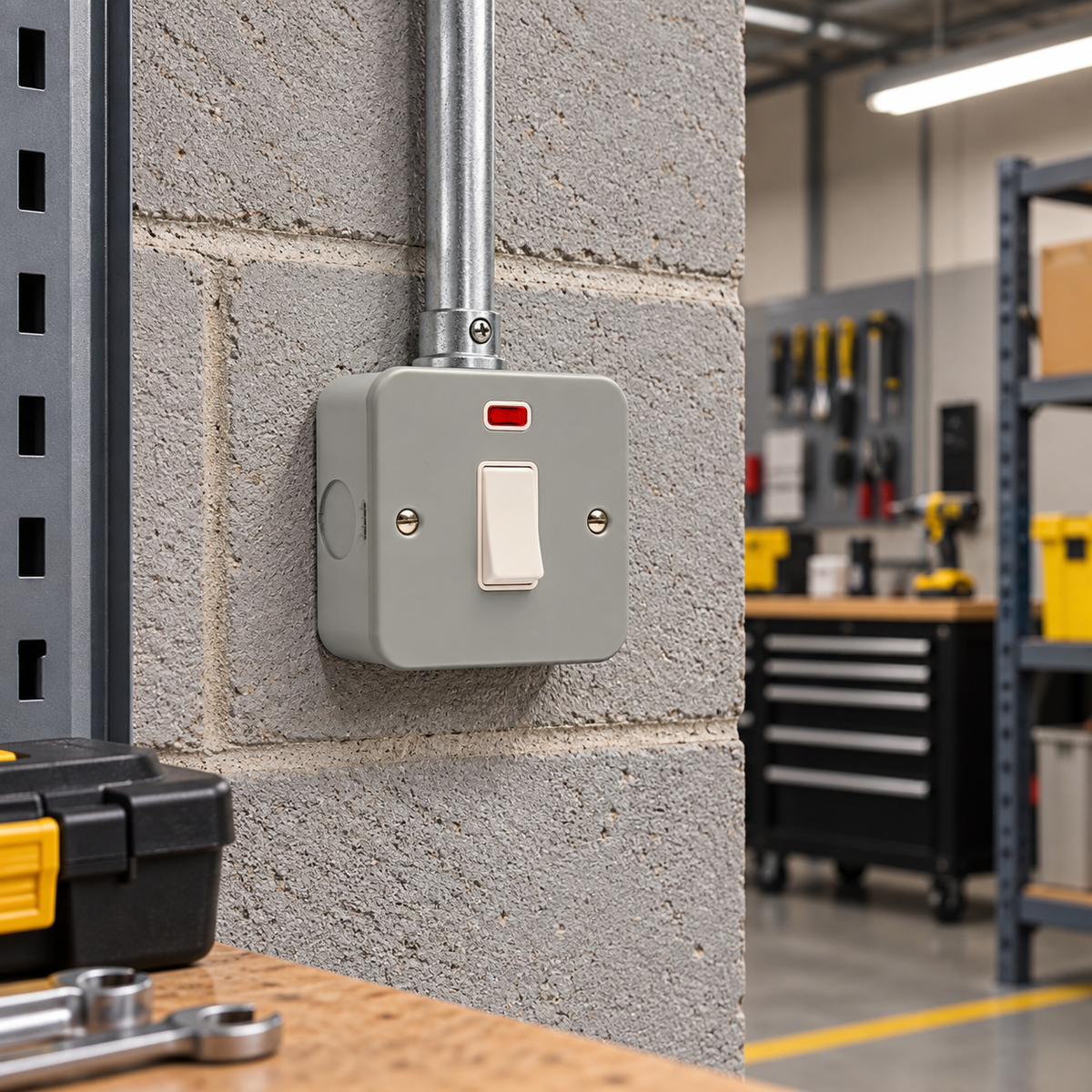 Metal Clad 20a Double Pole Switch - MC37