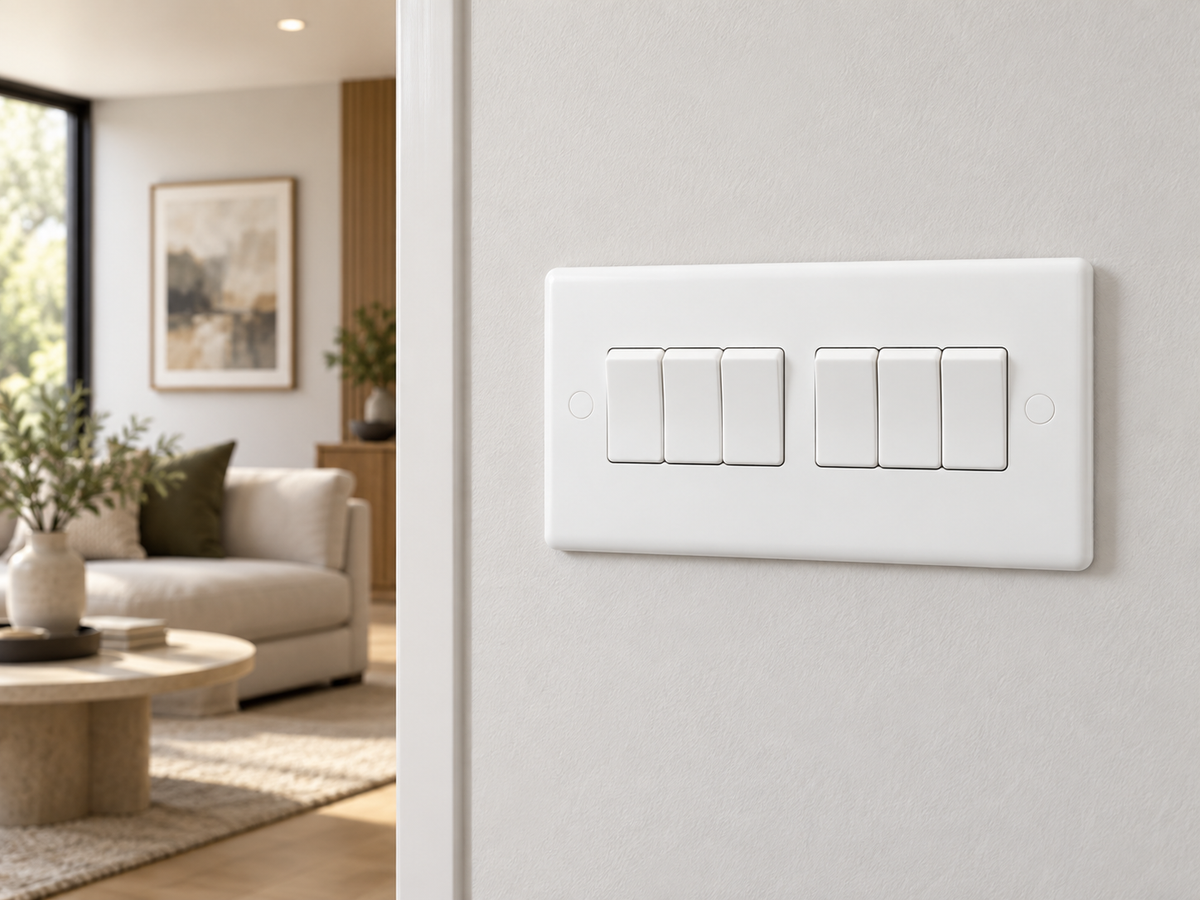 6 Gang 2 Way Light Switch - ST6GW