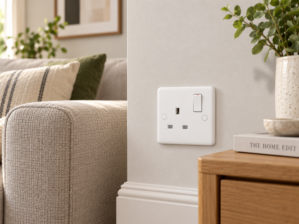 Studio Single 1 Gang  13a Socket ST06W