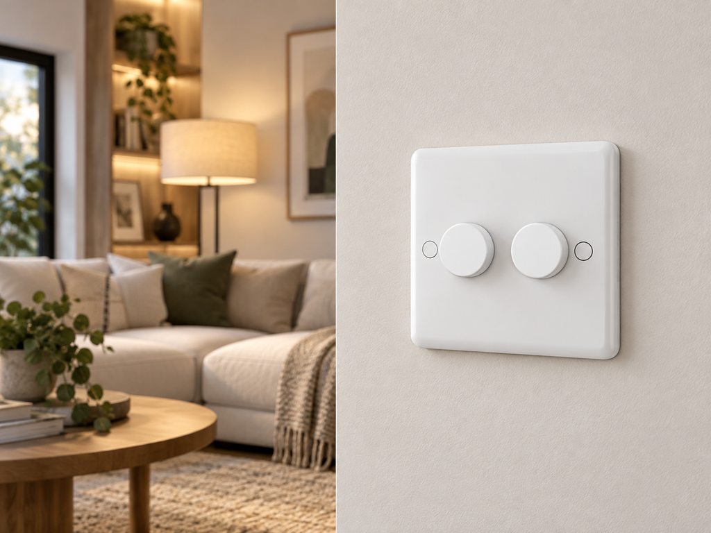 2 Gang LED Dimmer Switch ST11-IN25